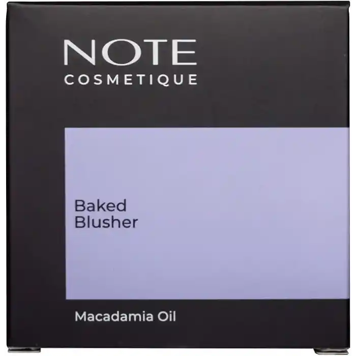 Note Cosmetics Baked Blusher 06 Hot Rose Işıltılı Fırınlanmış Toz Allık