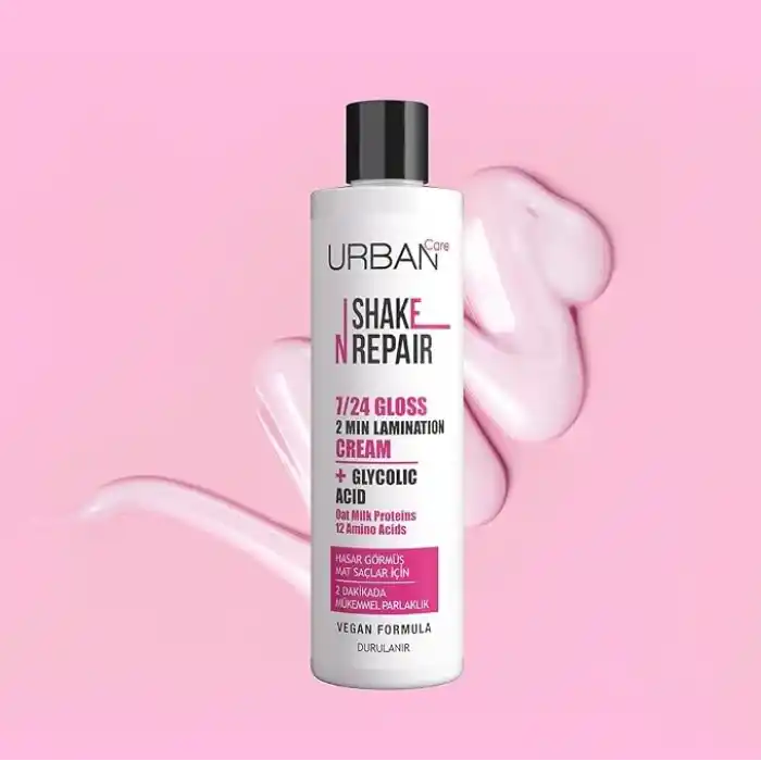 Urban Care Shake N Repair 7/24 Glikolik Asit İçeren Gloss Laminasyon Parlaklık Etkili Bakım Kremi, 200 Mililitre, Vegan