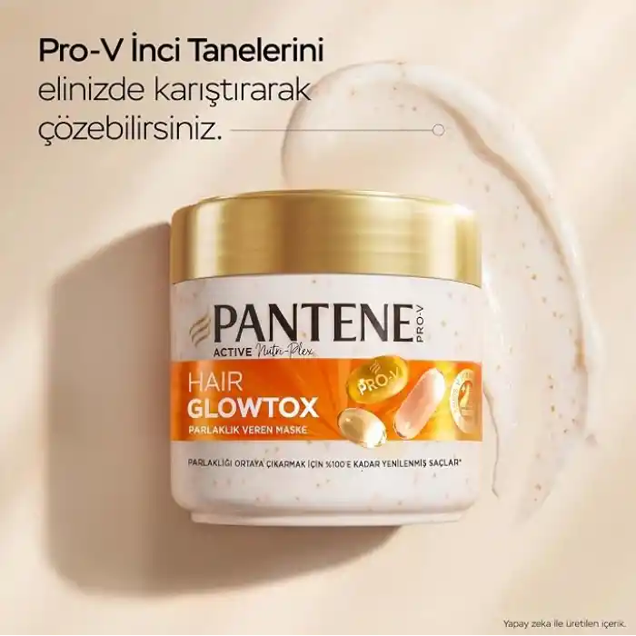 Pantene Glowtox Saç Bakım Maskesi 300 ml