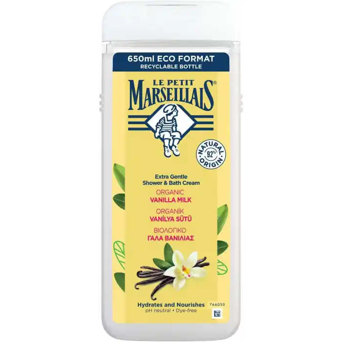 Le Petit Marseillais Vanilya Sütlü Duş Jeli, 650ml