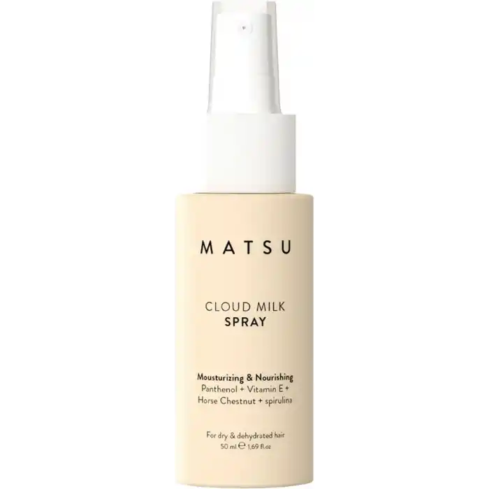 MATSU Cloud Milk Nem Veren Kolay Tarama Saç Sütü Spreyi Panthenol E Vitaminli 50 Mililitre
