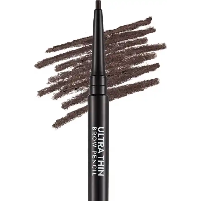 Flormar Kaş Kalemi & Fırçası - Ultra Thin Brow Pencil - 004 Dark Brown - 8690604572137