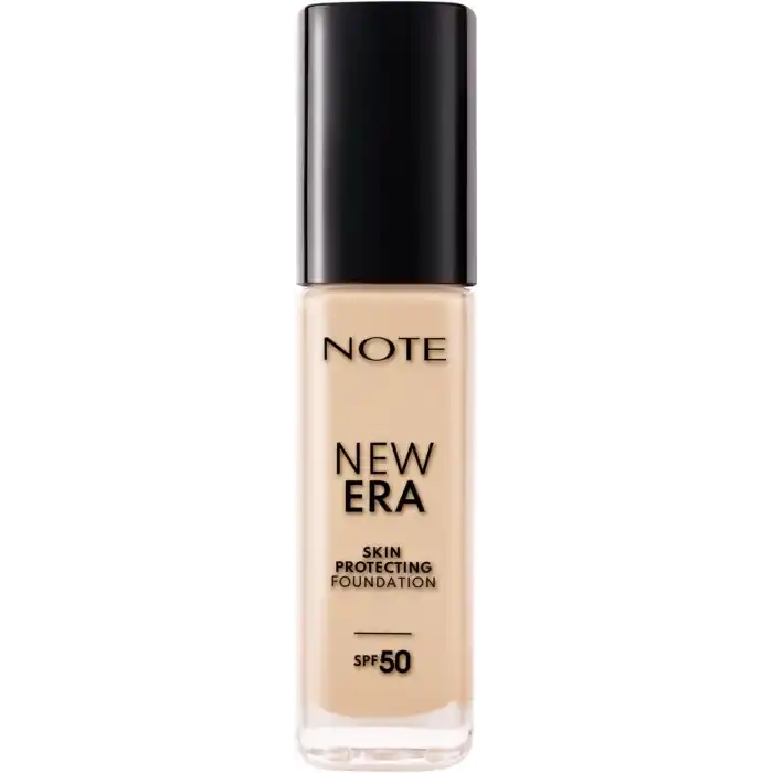 Note Cosmetics New Era Skin Protecting 110 Soft Ivory Nemlendirici Etkili SPF 50 Hyaluronik Asitli Fondöten