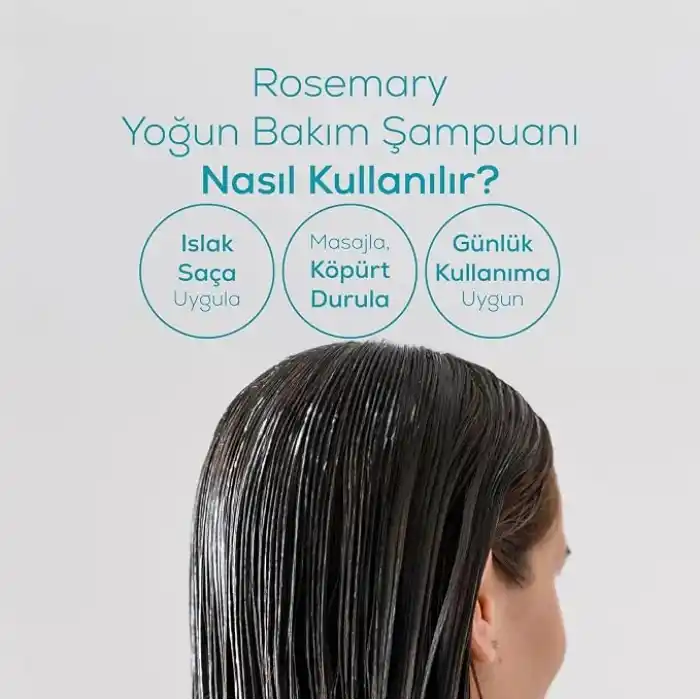 Naturagen Rosemary Dökülme Karşıtı Şampuan 400 ml | Hızlı Uzamaya Yardımcı | Biberiye Yağı + Kolajen Peptitleri