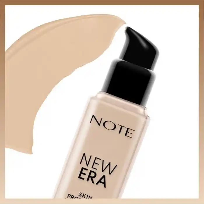Note Cosmetics New Era Skin Protecting 110 Soft Ivory Nemlendirici Etkili SPF 50 Hyaluronik Asitli Fondöten