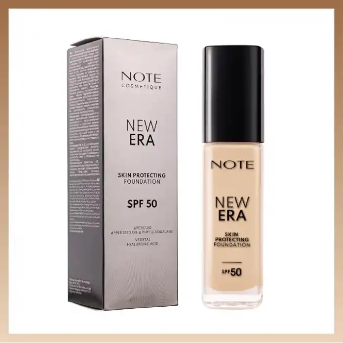 Note Cosmetics New Era Skin Protecting 110 Soft Ivory Nemlendirici Etkili SPF 50 Hyaluronik Asitli Fondöten