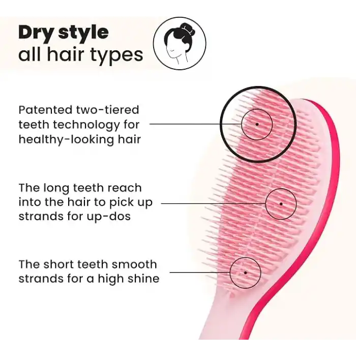Tangle Teezer The Ultimate Styler Bright Pink Saç Fırçası-Tarak
