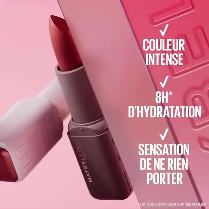 Maybelline New York Serum Etkili Hyalüronik Asit ve Besleyici Yağ İçeren Ruj - 107 Blind Date