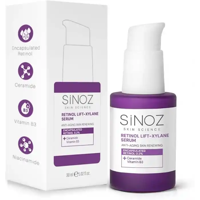 Sinoz Retinol Lift-Xylane Kırışıklık Karşıtı & Cilt Yenileyici Serum 30 Ml.