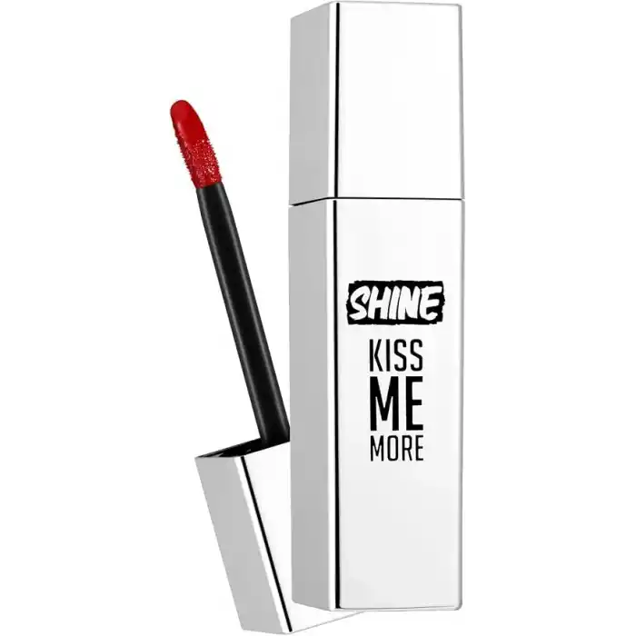 Flormar Kalıcı Parlak Likit Ruj (ŞEKER KIRMIZISI) - Shine Kiss Me More Lls - 011 Candy - 8682536083874