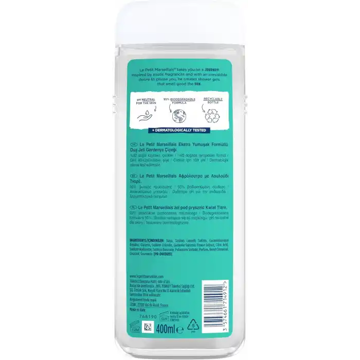 Le Petit Marseillais LPM Gardenya Çiçeği 400 ml Duş Jeli