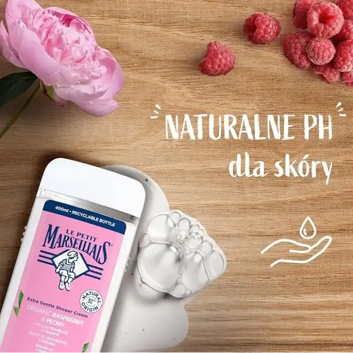 Le Petit Marseillais Frambuaz ve Şakayık Duş Kremi, 400ml