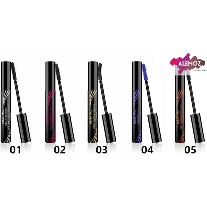 Golden Rose Essential Full Volume & Length Mascara - Hacim ve Uzunluk Veren Siyah Maskara