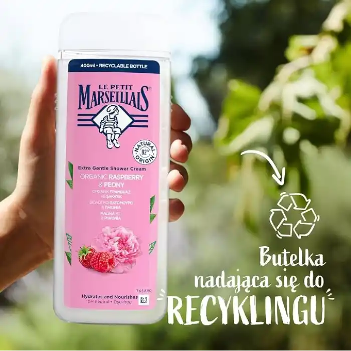 Le Petit Marseillais Frambuaz ve Şakayık Duş Kremi, 400ml
