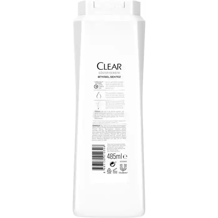 Clear Women Kepeğe Karşı Etkili Şampuan Bitkisel Sentez Aloe Vera & Çay Ağacı Yağı 350 ml 2li paket
