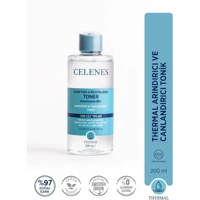 Celenes Thermal Arındırıcı & Canlandırıcı Tonik, 200ml