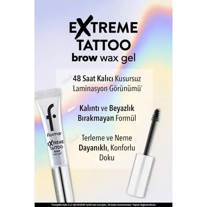 Extreme Tattoo Uzun Süre Sabitleyici Etkili Transparan Jel Kaş Waxı