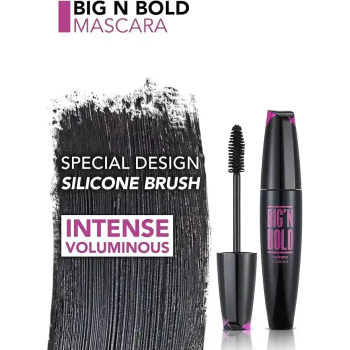 Flormar Hacim Veren Maskara (Siyah) - Big N Bold Mascara - 001-8682536040402