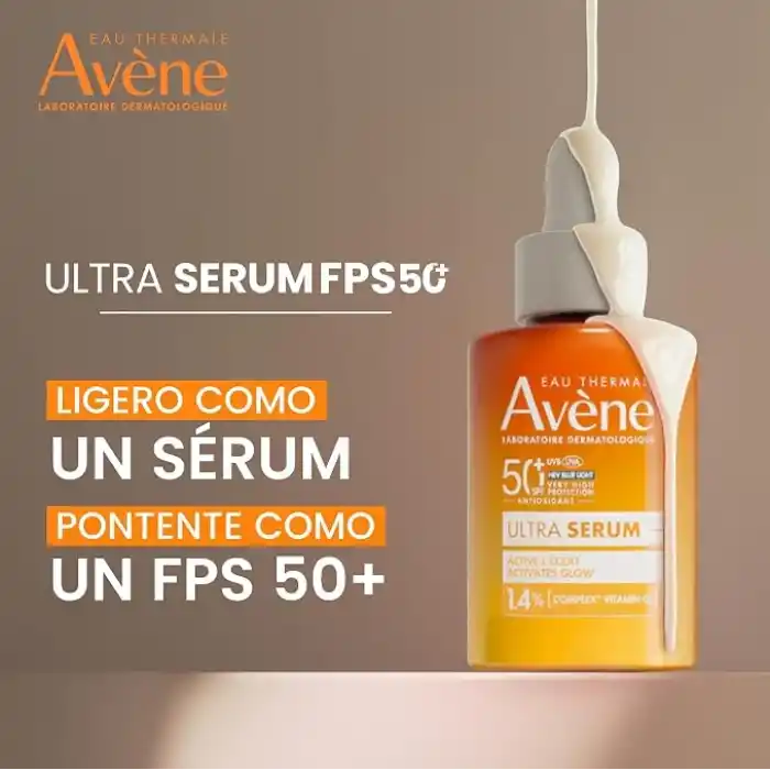 Avene Ultra Serum SPF 50+ Aydınlatıcı Etkili UVA,UVB Ve Mavi Işık Karşıtı Güneş Koruyucu Serum 30 ML
