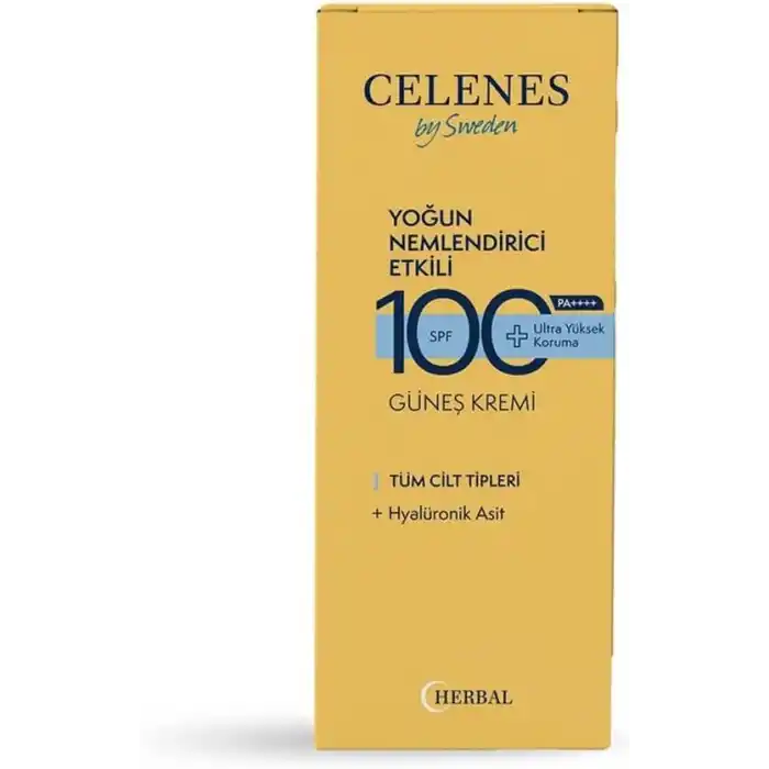 Celenes Herbal SPF 100 Suya Dayanıklı Güneş Kremi (50 ml)