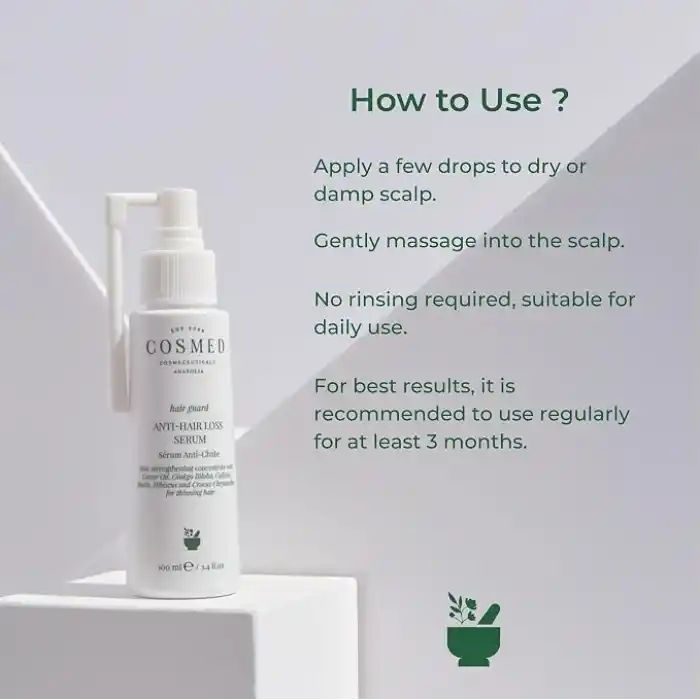 Cosmed Sülfatsız Tuzsuz Saç Dökülme Karşıtı Serum 100 ml