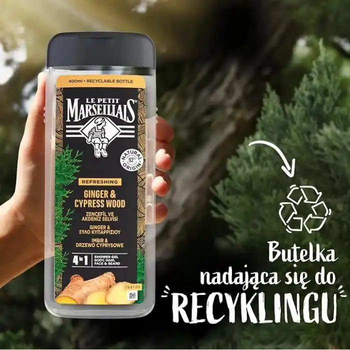 le petit marseillais duş jeli men serisi zencefil & akdeniz selvisi (400 ml)