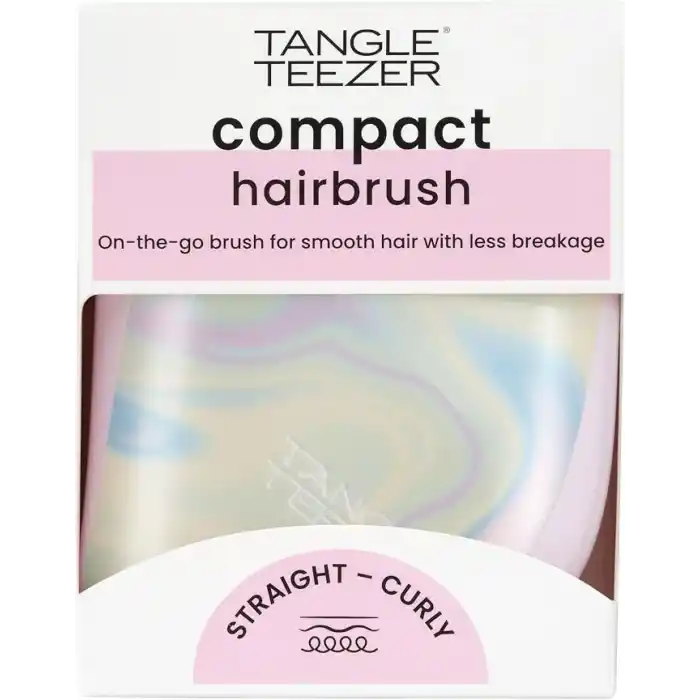 Tangle Teezer Compact StylerIce Cream Swirl Saç Fırçası - Seyahat ve Çanta Boy Tarak