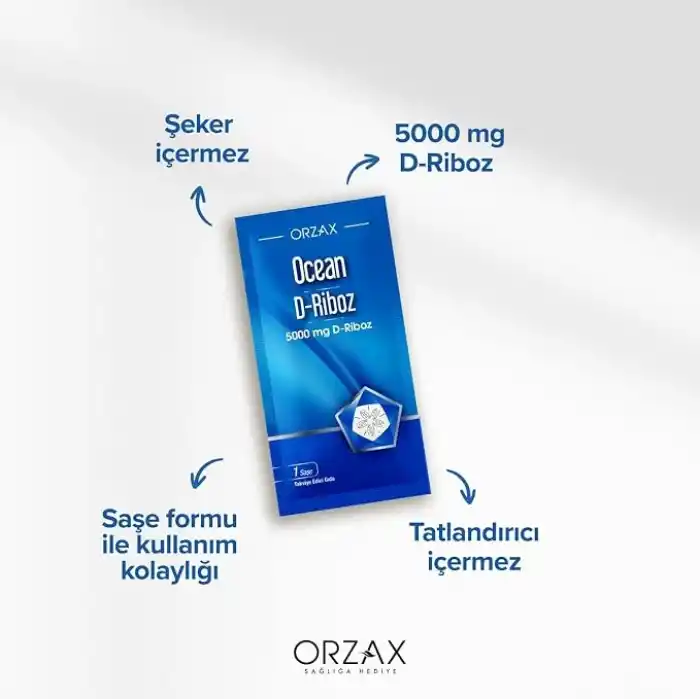 Orzax Ocean D-Riboz 5000 Mg 30 Saşe