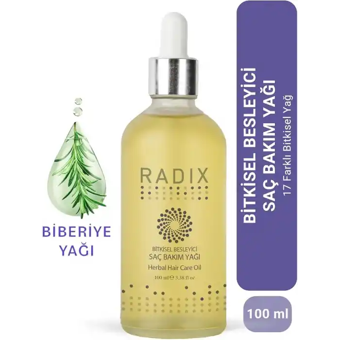 Radix Bitkisel Besleyici Saç Bakım Yağı 100 ml