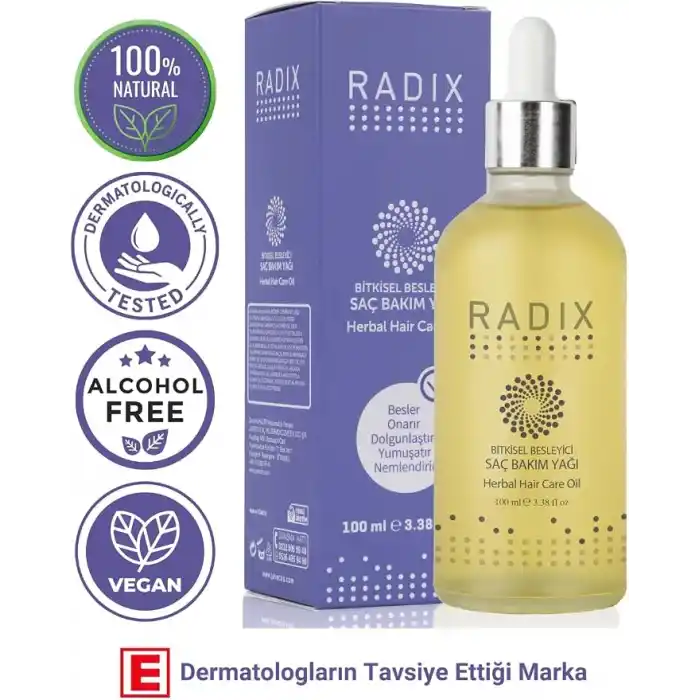 Radix Bitkisel Besleyici Saç Bakım Yağı 100 ml
