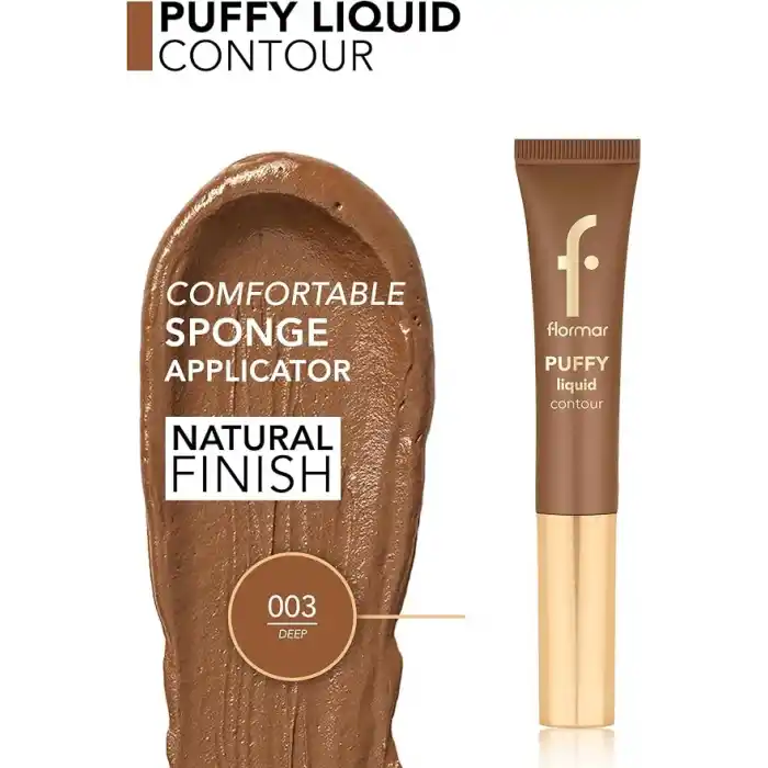 Puffy Liquid Hafif Yapılı & Sünger Aplikatörlü Yoğunluğu Ayarlanabilir Likit Kontür