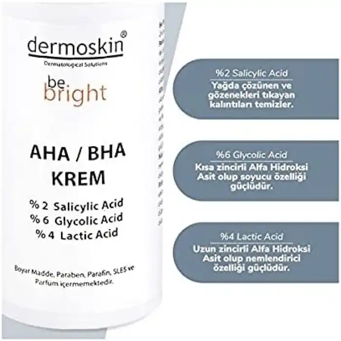 Dermoskin Be Bright AHA/BHA Krem 33ml