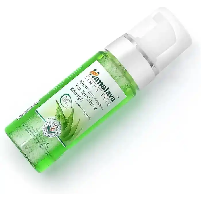 Himalaya Since 1930 Arındırıcı Yüz Temizleme Köpüğü, Neem, Zerdeçal, Parabensiz, Normal Ve Yağlı Ciltler, 150 ml