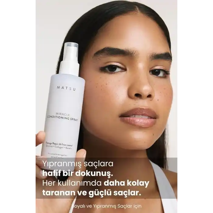 Miracle Biotin Keratin Kolay Tarama Elektriklenme Karşıtı Onarıcı Saç Spreyi 200 ml