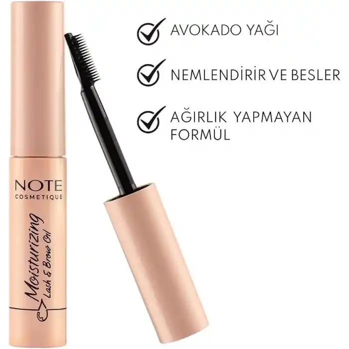 Note Cosmetics Moisturizing Lash & Brow Oil Nemlendirici ve Besleyici Kaş Kirpik Bakım Yağı