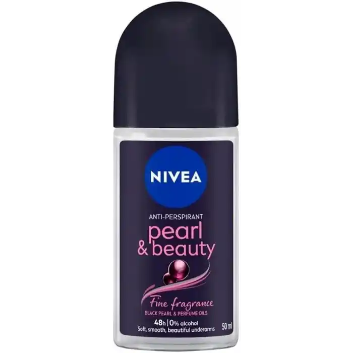 NIVEA Kadın Roll On Deodorant Pearl&Beauty Fine Fragrance,72 Saat Anti-perspirant Koruma 50m
