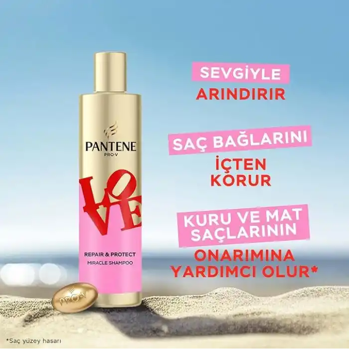 Pantene LOVE Edition Pro-V Onarıcı Ve Koruyucu Şampuan 250 Mililitre