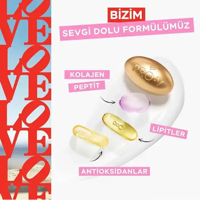 Pantene LOVE Edition Pro-V Onarıcı Ve Koruyucu Şampuan 250 Mililitre