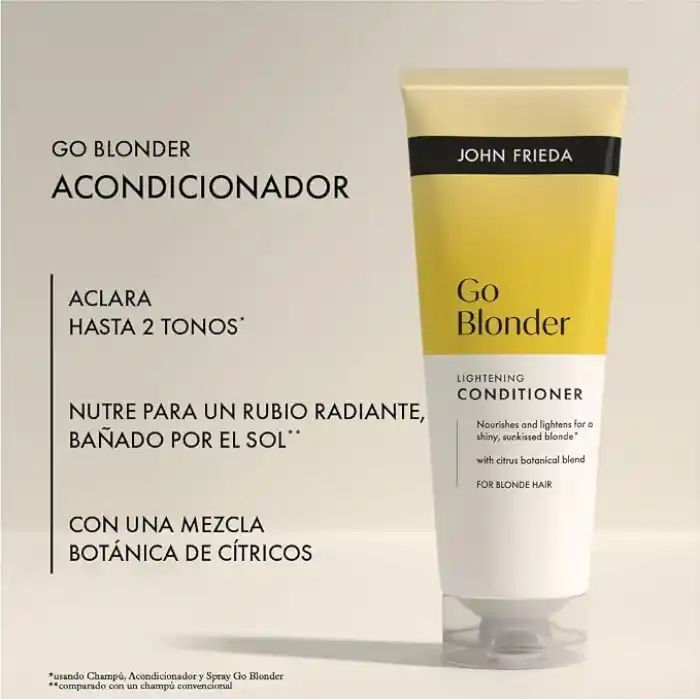 John Frieda Sheer Blonde Go Blonder Sarı Saçlara Özel Işıltı Veren Saç Kremi