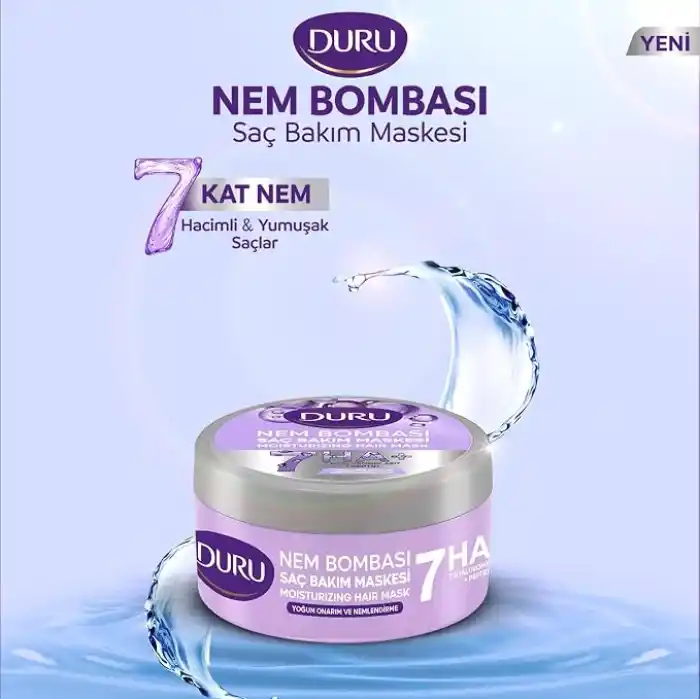 Duru Yoğun Onarım ve Nemlendirici Saç Maskesi, 200 Ml