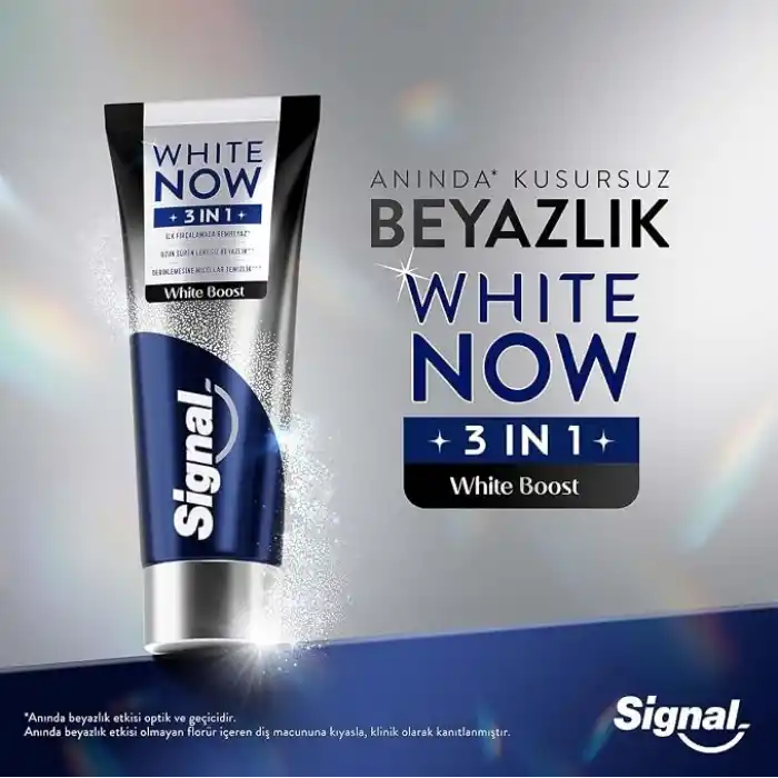 Signal White Now 3in1 White Boost Diş Macunu