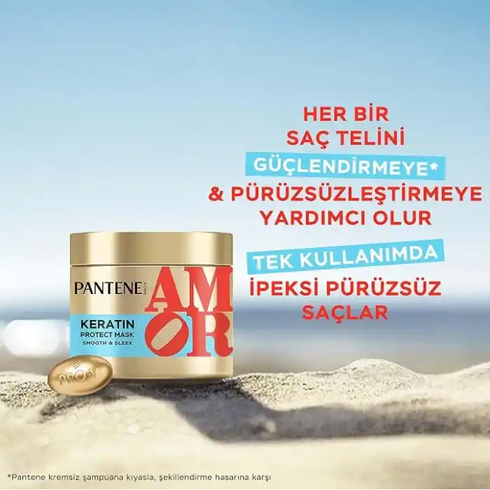 Pantene AMOR Edition Pro-V Keratin Koruması Saç Bakım Maskesi 300 Mililitre