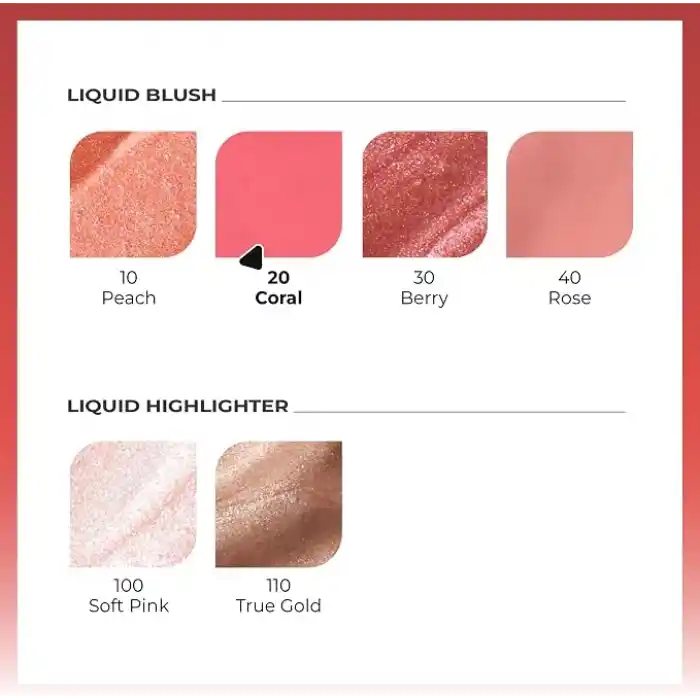 Note Cosmetics Liquid Blush Nemlendirici Etkili Likit Allık - 20 Coral