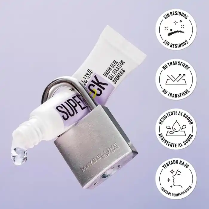 MAYBELLINE Super Lock Brow Glue Kaş Sabitleyici Maskara - Medium Brown