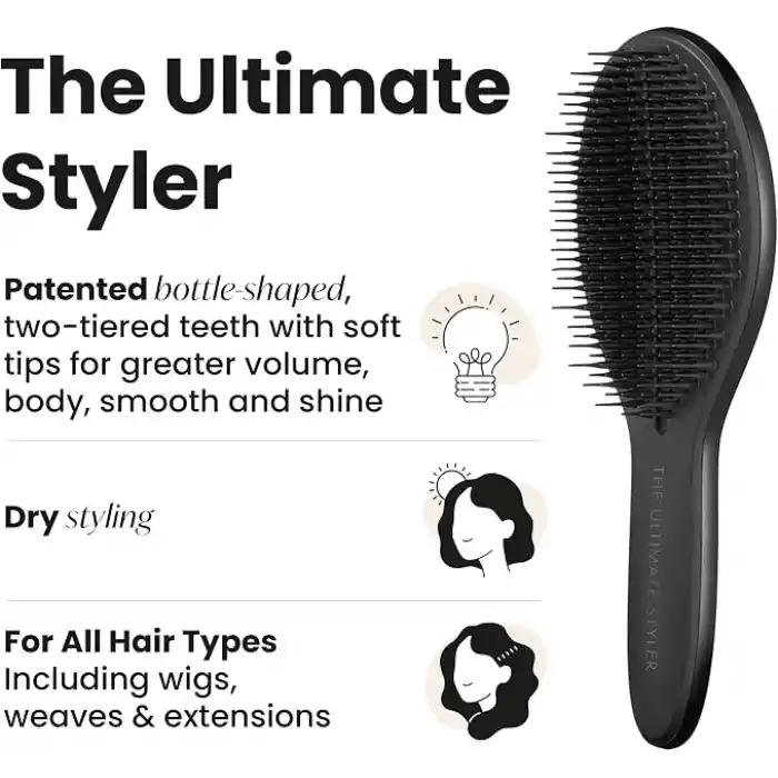 Tangle Teezer The Ultimate Styler Black Saç Fırçası-Tarak
