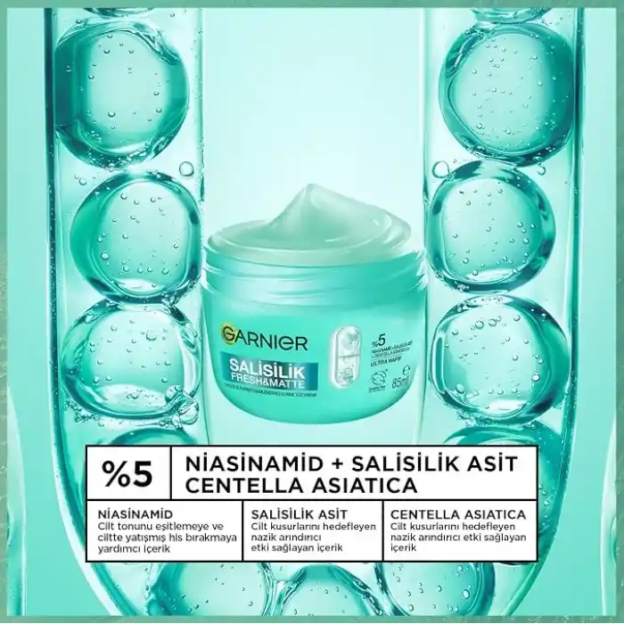 Ga.Skinactive Face Garnier Salisilik Sorbet Nemlendirici Yüz Kremi