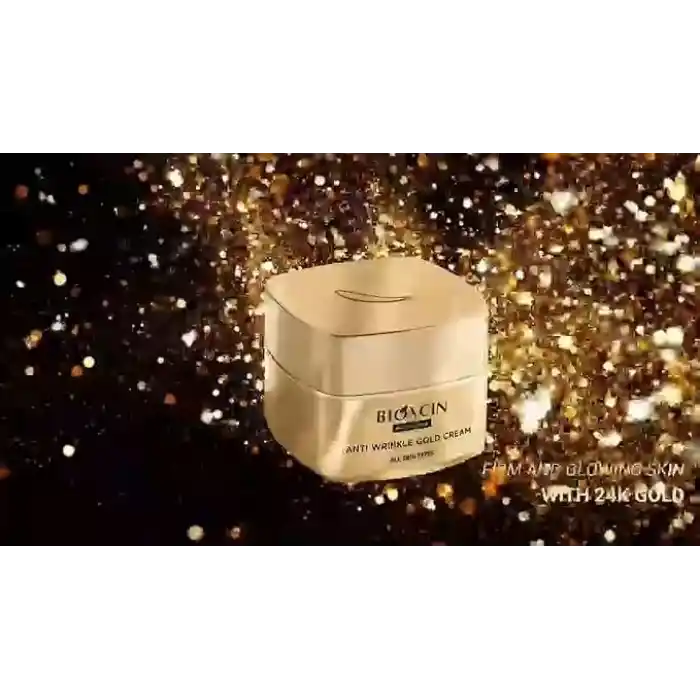 Bioxcin Age Reverse Kırışıklık Karşıtı Altın Krem 50 ml – 24K Altın, İpek Proteini, Pantenol ve Zeytinyağı İçerikli – Cilt Sıkılaştırıcı ve Nemlendirici