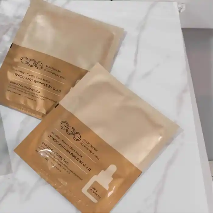 Ovaco Şeffaflaşan Kağıt Maske – Kırışıklık Karşıtı, Dünyada İlk Kök Hücre Teknolojili Maske, Hücresel Yenileyici & Yoğun Cilt Onarıcı, Tek Kullanımlık Kore Cilt Bakım Maskesi