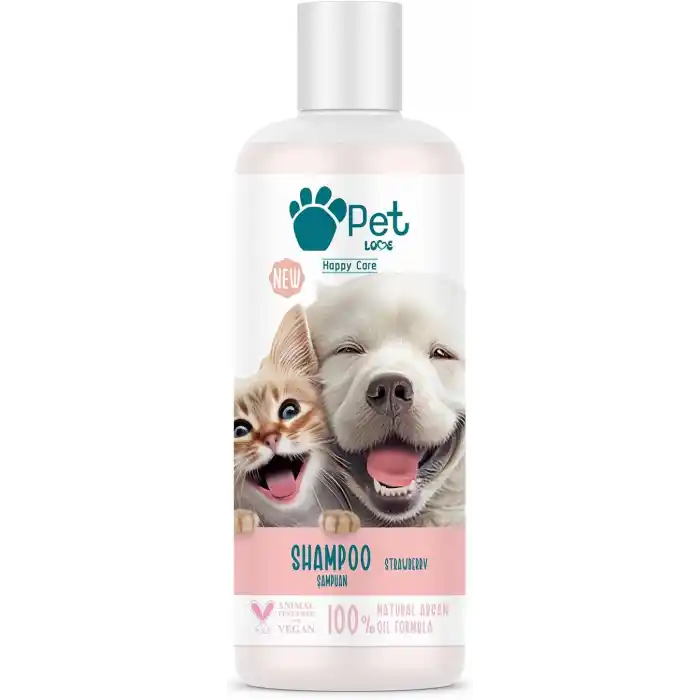 Pet Love Şampuan, Çilek, 500 Mililitre