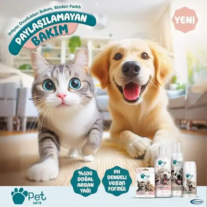 Pet Love Şampuan, Çilek, 500 Mililitre